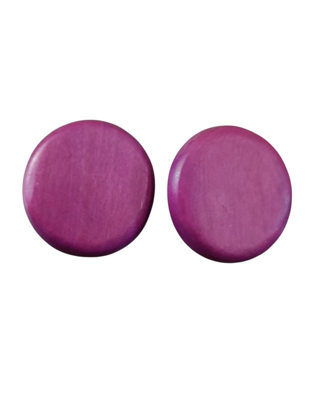 wood earrings studs women purple